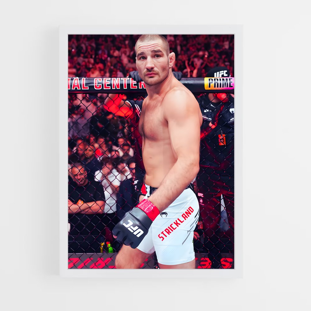 Poster Sean Strickland: Fight Night – affiche MMA (vue 3)